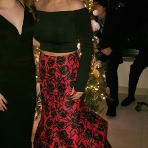 Sherri Hill two piece prom dress